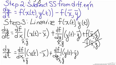Linearization of Differential Equations for Approximation