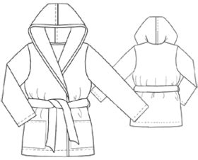 Lined Bathrobe Patterns Free Patterns