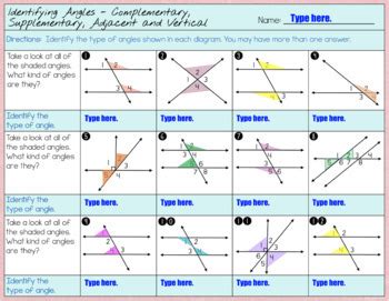 Lines And Angles Notes Teaching Resources TPT