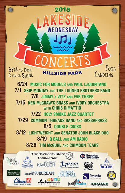 Lineup announced for Sand Lake concert series