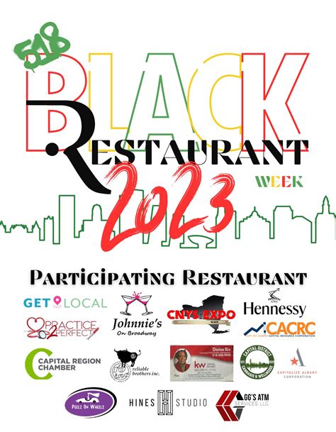 Lineup set for the first annual 518 Black Restaurant Week