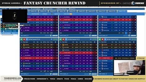 Lineup study fantasy cruncher.  I enjoyed Fantasy Cruncher when it was fr...