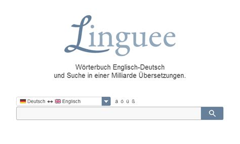 Linguee deutsch