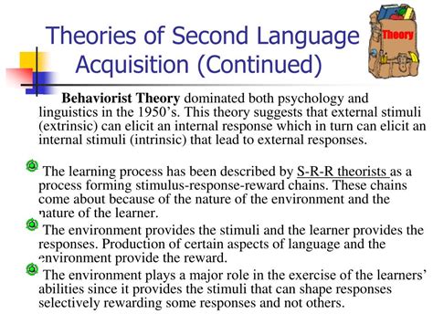 Linguistic Theory In Second Language Acquisition
