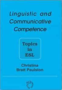 Linguistic and communicative competence topics in esl multilingual matters. - Chemistry and the chemical industry a practical guide for non.
