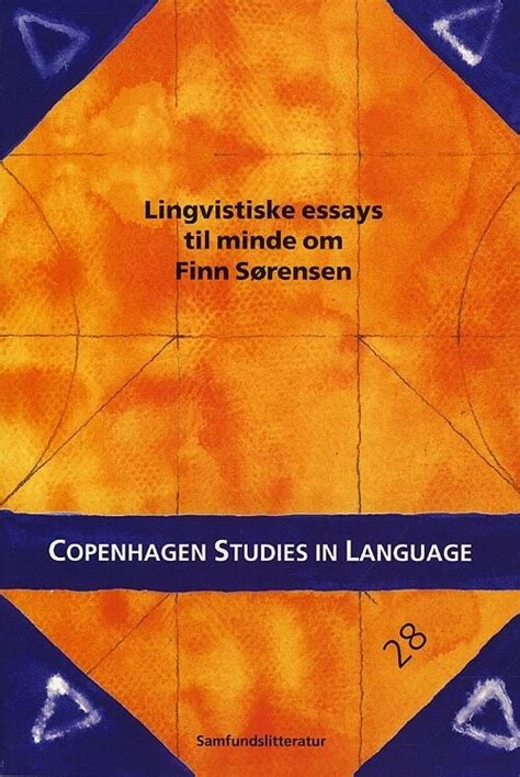 Lingvistiske essays til minde om finn sørensen. - An international handbook of tourism education advances in tourism research.