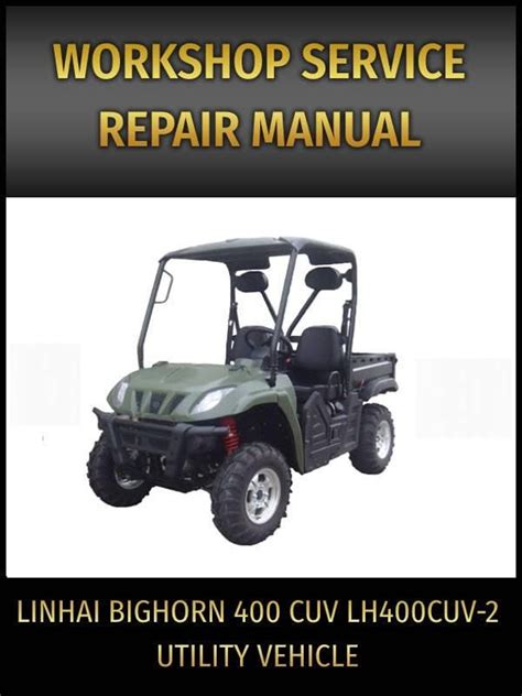 Linhai 400 4x4 service manual.  Mar 12, 2026 · Manual Linhai LH400CUV-2.  Lin...