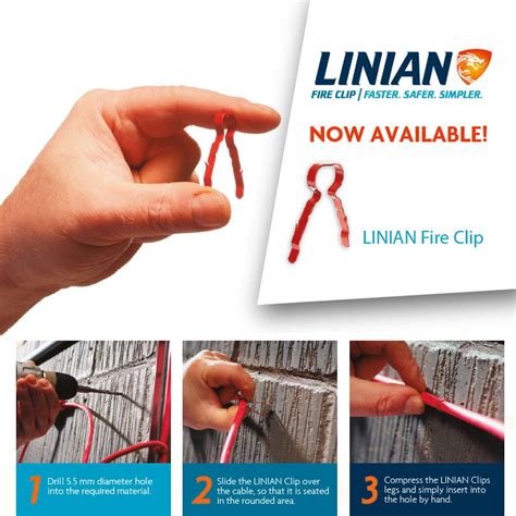 Linian double fire alarm clips box x 5 eBay