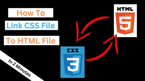 Link CSS File to HTML Document CSS Tutorial for Beginners YouTube