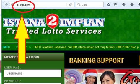 Link alternatif istana impian 2 login. Nomor hongkong yg keluar hari.