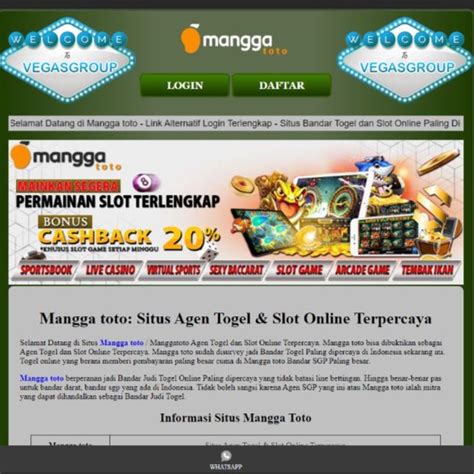 Link alternatif mangga toto login. Hongkong togel keluar hari.