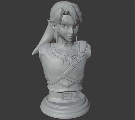 Link from The Legend of Zelda 3D Print Model by Kaleb
