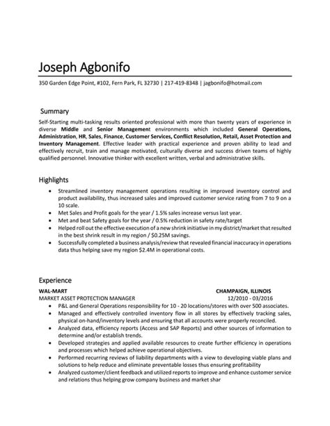 Linked in resume operations manager 7282016
