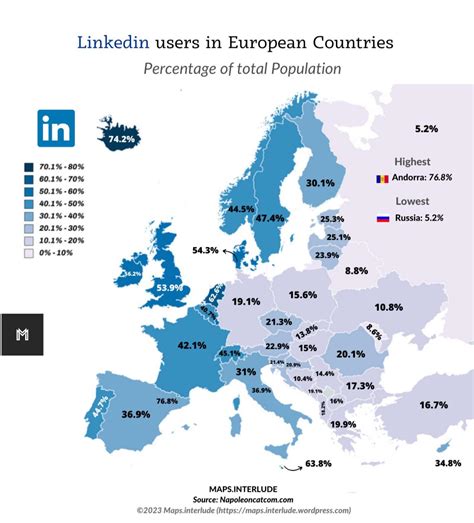 LinkedIn users in European countries [August 2024 UPDATE]