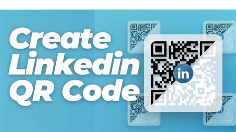 Linkedin QR Code Generator How to Create Linkedin QR Code YouTube
