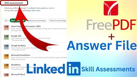 Taking a LinkedIn skills assessment is a great way to showcase your expertise and stand out to potential employers. To take an assessment, first, navigate to the "Skills & …. 