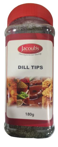 Linmick Distributors Herbs – Jacobs Dill Tips 180gm