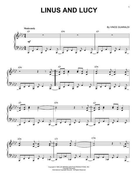 May 10, 2021 · Download and print in PDF or MIDI free sheet music of linus and lucy - Vince Guaraldi for Linus And Lucy by Vince Guaraldi arranged by No Common Sense for Euphonium, Trumpet in b-flat (Brass Duet) . Linus and lucy sheet music