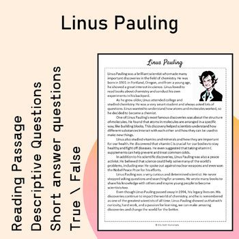 Linus pauling biography summary examples for kids
