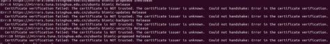 Linux 报错Certificate verification failed: The ... - CSDN博客