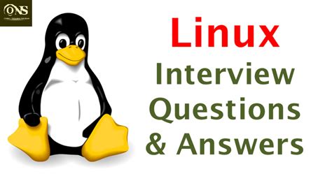 Linux Interview Question and Answer Online Networks Solution