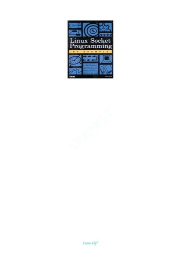 Linux Socket Programming by Example by Warren Gay (2000-04-28)