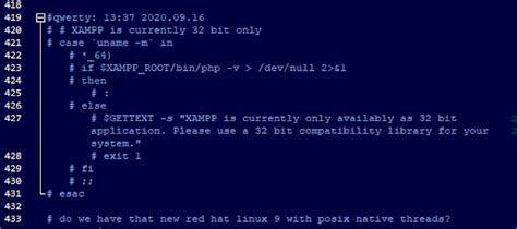 Linux XAMPP suddenly requires 32 bit compatibility library