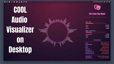Linux audio spectrum visualizer. .  This is a very fast, free and open source audio visualizatio...