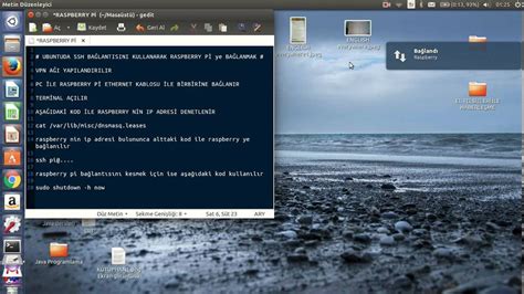 Linux ile Raspberry Pi ye bağlanma YouTube. 