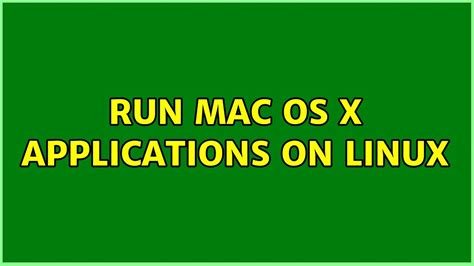 Linux run script from desktop icon.  It creates native Mac OS X applications from interpret...
