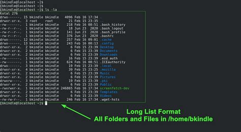 Linux show directory