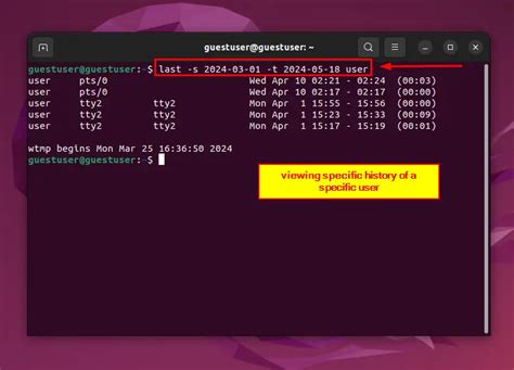Linux show login history