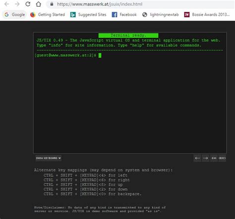Linux terminal online. Write, compile and execute Unix code online from your browser with this online Unix compiler and editor. Use Unix version GNU Bash v4.4 and share your Unix projects with others. 