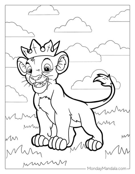 Lion King Coloring Pages Simba