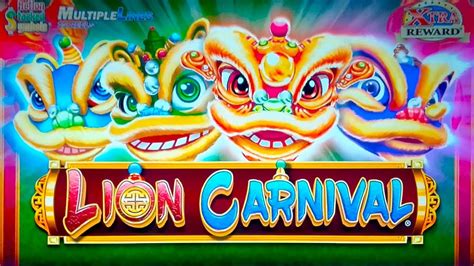 Lion carnival slot machine