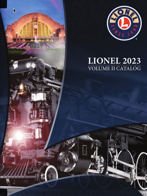 Lionel 2023 catalog volume 2. Jul 12, 2023 · Killer catalog. All kinds of goodies -- especially for a "volume 2". I recall the days when Lionel's Volume 2 catalog in any given year was just a casual add-on o 