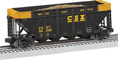 Lionel CSX Woodchip Hopper Train - amazon.com