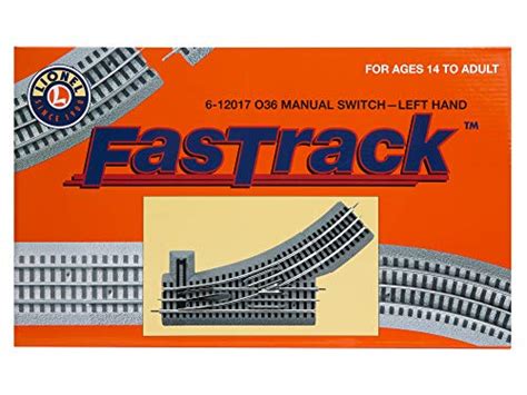 Lionel FasTrack 036 Manual Switch, Electric O Gauge, Left Hand ...