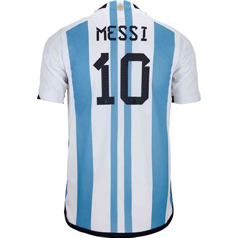 Try out this latest Argentina Lionel Messi 2022 Qatar World Cup Home Authentic White Men's Jersey.This Jersey features eye-catching team graphics on the front for an authentic look and it will keep you full of team spirit.No matter where you go in this sweet soccer gear,it will help you stand out from the crowd on game day and represent your beloved …. 