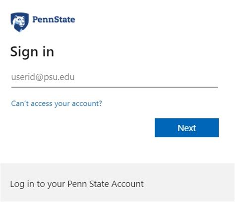 Penn State. Access Account. Your Penn State Access Account gives you access to the important systems and resources that you will need to use as a student: Penn State online courses, workshops, and other resources. Penn State University Libraries resources. LionPATH, Penn State's system that contains your personal, financial, and academic records.. 