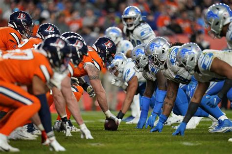 Lions broncos. 30 Nov 2023 ... The Denver Broncos will take on the Detroit Lions at Ford Field on Saturday, Dec. 16. The game will be televised on NFL Network. 