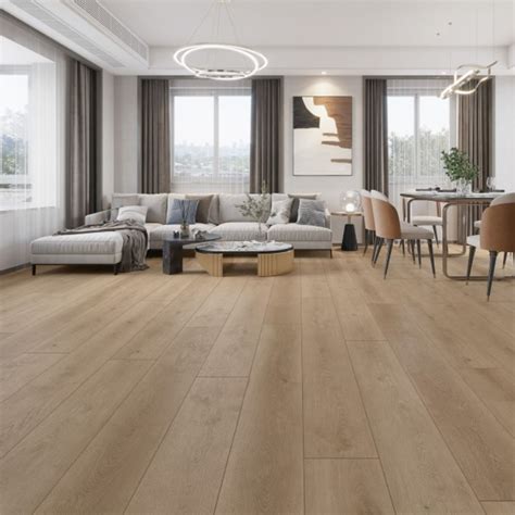 Lions floor. SKU - LI-HP04. The Grande collection replicates the beauty of natural wood with wood grain embossed decorative film on its surface. The high standard 20-mil wear layer provides essential scratch resistance, and the core body features rigid core Stone Polymer Composite (SPC) material that offers superior stability and a long-lasting lifespan. 