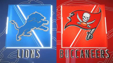 Lions vs buccs. Bucs vs. Lions Highlights, Week 16 Bucs Rewind. Get a recap of the Buccaneers' Week 16 game against the Detroit Lions. video. 
