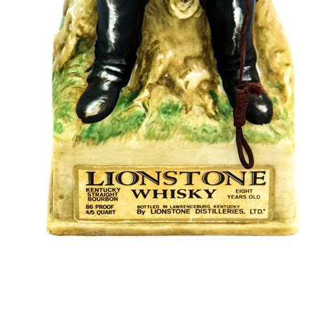 Lionstone Whiskey Decanter Red Fire Extinguisher - NICE Up for auction is a VERY RARE Lionstone Whiskey Decanter of a Red Fire Extinguisher. It is #9 in the Firefighter Series. It was produced in 1983. 