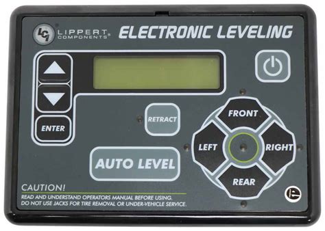 3X. Push the “RETRACT ALL” button 3 times. The “WAIT” light will flash. This sets LEVEL ZERO. POINT. FLASHING. When the “WAIT” light goes off, the “LCI LOGO” will flash waiting for the operator to chose which mode to level the coach with, “MAN” or “AUTO.”. Lippert Components, Inc. Informational Publication. LIP Sheet - 0021.. 