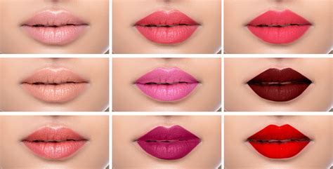 Lipstick color. 