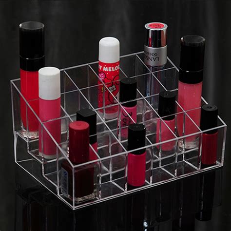 Lipstick holder crossword. Lewondr Lipstick Organizer, 24-Slots Cosmetic Storage Lipstick Holder for Vanity with Unique Gold-Stamping Edges, Marble Makeup Accessories Storage Box Stand for Lipstick, Lip Gloss, 9" x 3.7" x 2" 4.4 out of 5 stars 78. $11.99 $ 11. 99. FREE delivery Mon, Dec 11 on $35 of items shipped by Amazon. 