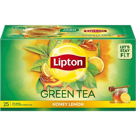 Lipton Honey Lemon Green Tea Bags 25pcs in 1 pack Healthy Green Tea …