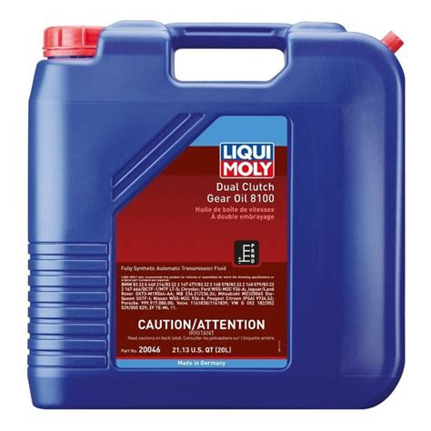 Liqui Moly Dual Clutch Gear Oil 8100 - 20 Liters - 20046 - 33086