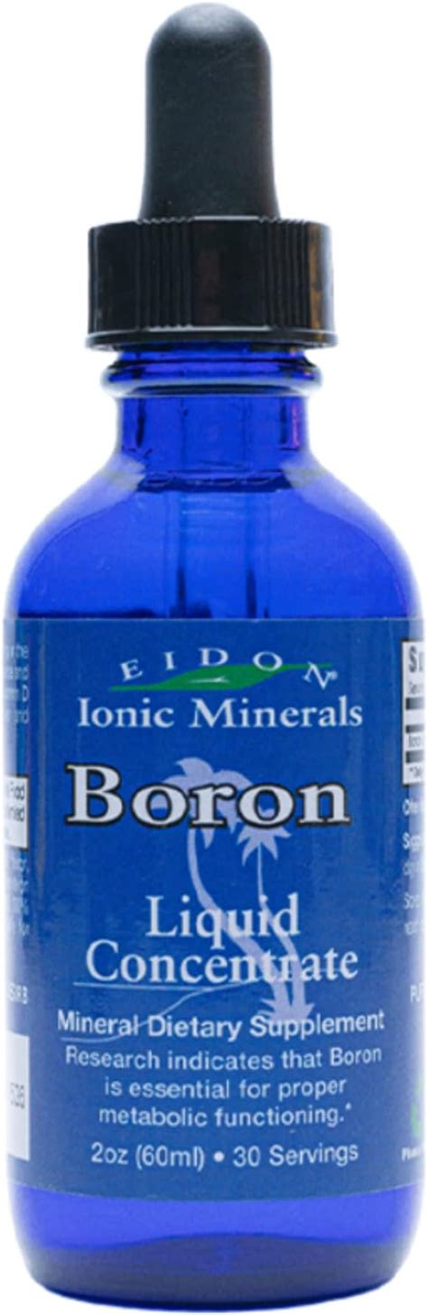 Liquid Ionic Boron Mineral Supplement Eidon Ionic Minerals